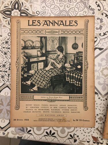 Les Annales De 26/10/1924