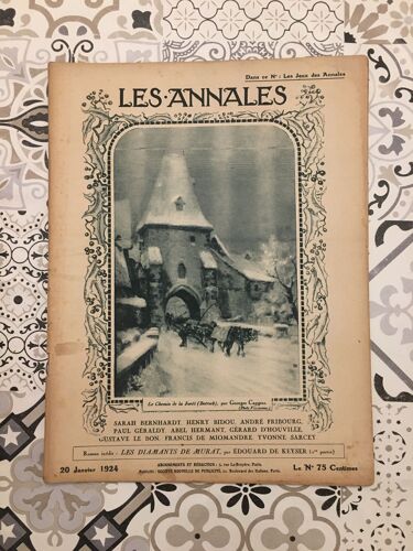 Les Annales De 20/01/1924