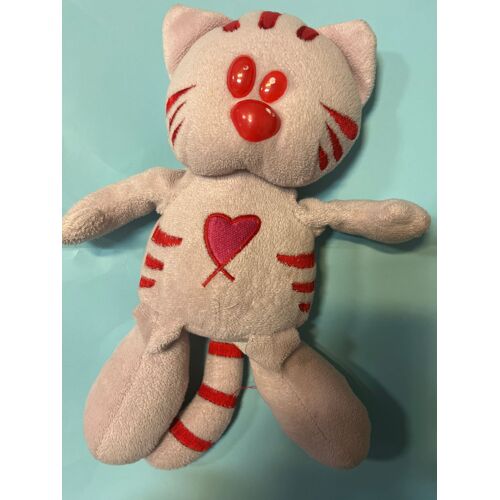 Peluche Chat Rose Twinzy - 27 Cm