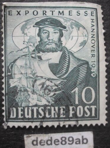 Allemagne Timbre 1949 . Hannover 10 Deutsche Post . Y & T 71 .Oblitéré