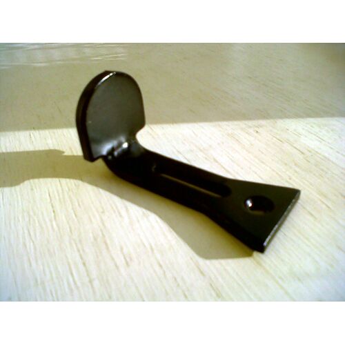 Butées équerres aluminium laquées noires