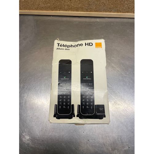 Téléphone HD Allure duo Orange pour Livebox - excellent état