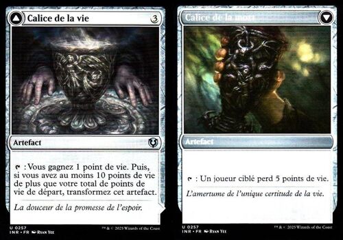 Calice De La Vie / Calice De La Mort - Magic - Innistrad Remastered Vf - U - 257 - Recto/Verso
