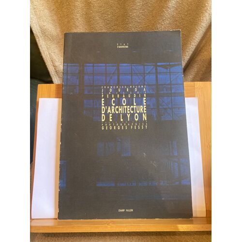 Jourda & Perraudin Ecole D'architecture De Lyon Georges Fessy Champ Vallon 1988