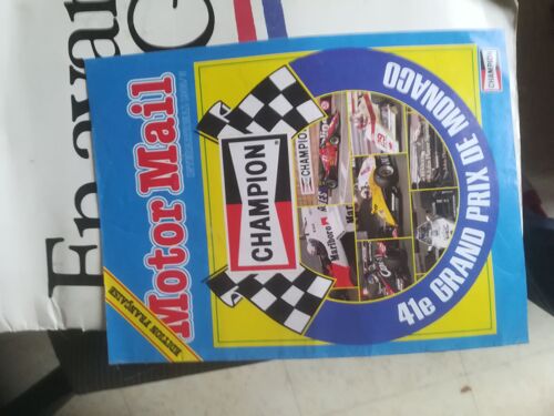 Motor Mail 3 De 1983 Monaco F1,Pegaso,Piston Flottant Stelzer