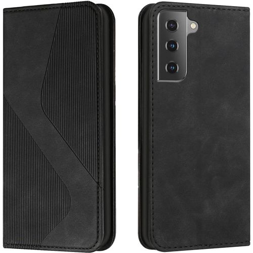 Coque Pour Samsung Galaxy S22 Plus, Etui Samsung S22 Plus Cuir, Housse En Cuir Samsung S22 Plus, Cuir Portefeuille Housse Avec Magnetique Flip Etui ¿¿ Rabat Case Etui Samsung S22 Plus (Noir)