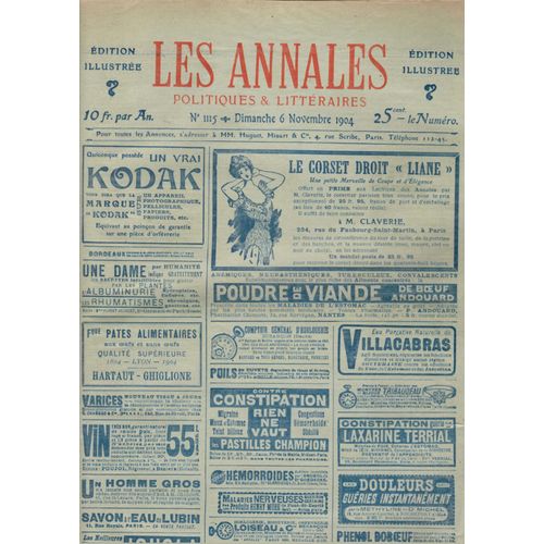 Les Annales Politiques Et Littéraires. 6 / 11 / 1904