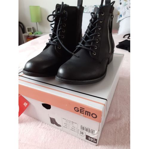 Boots Femme Noirs Gémo Pointure 38