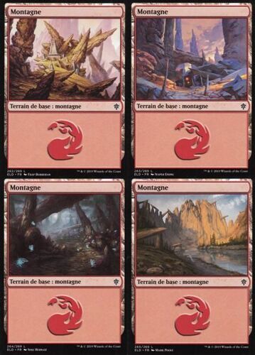 Montagne X4 - Mtg - Le Trône D'eldraine Vf