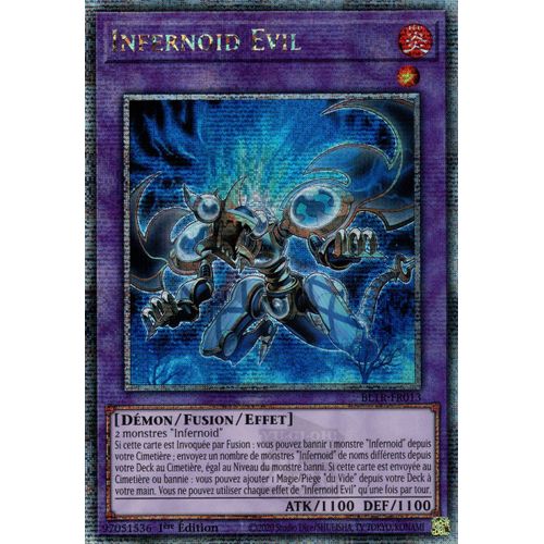 Yu Gi Oh Bltr Fr013 Infernoid Evil Secrète Rare
