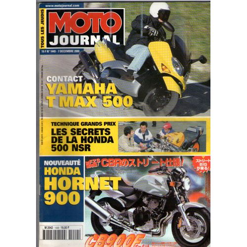 Moto Journal N° 1449 : Contact Yamaha T Max 500