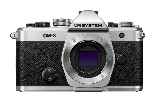 Appareil photo hybride Om System OM-3 Boîtier nu Argent