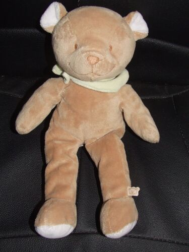 Ours Noukies Marron Beige Bandanas Vert