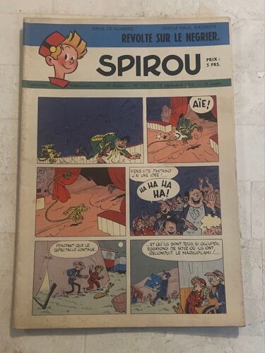Spirou Magazine N°753 - 15e Année - Oncle Paul Raconte : Révolte Sur Le Négrier - 