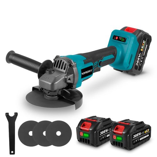 Meuleuse d'angle Meuleuse d'angle sans fil 125mm avec 2 batteries
