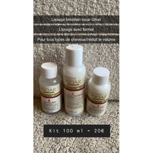 Lissage Brésilien Inoar Ghair Kit 100 Ml 