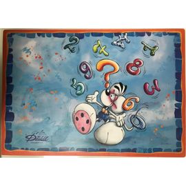 Sous Main Diddl Sur Mousse 60cmx41cm + Collection 125 Feuillets Diddl