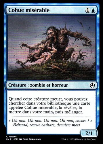 Cohue Misérable - Magic - Innistrad Remastered Vf - C - 94