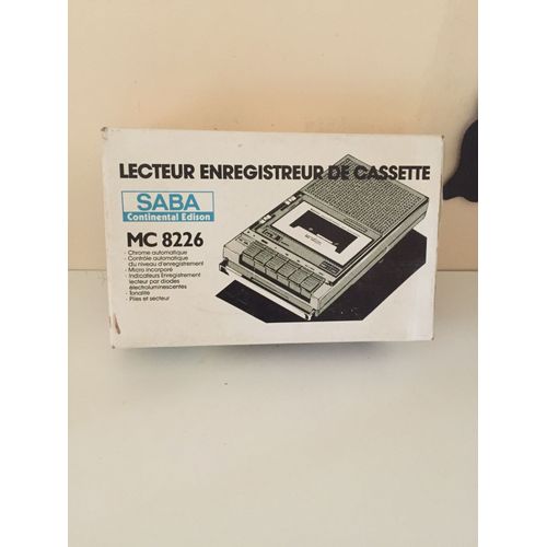 LECTEUR ENREGISTREUR CASSETTE AUDIO