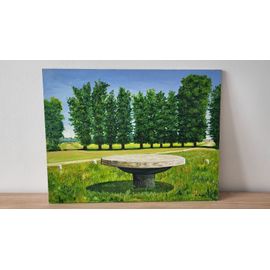Tableau Peint À La Main "La Table D'apremont"
