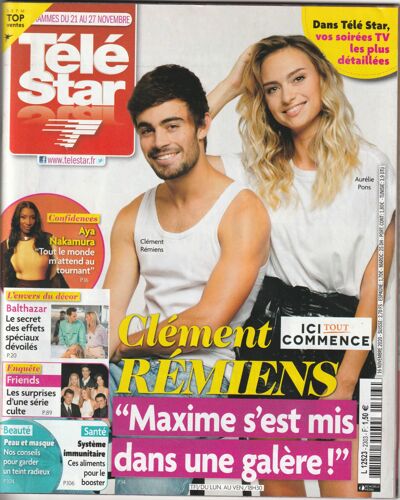 Helene Segara 1/2p Vanessa Paradis 1p Patrick Puydebat 1p Sandra Bullock 2p Friends 1p I.Adjani 1p