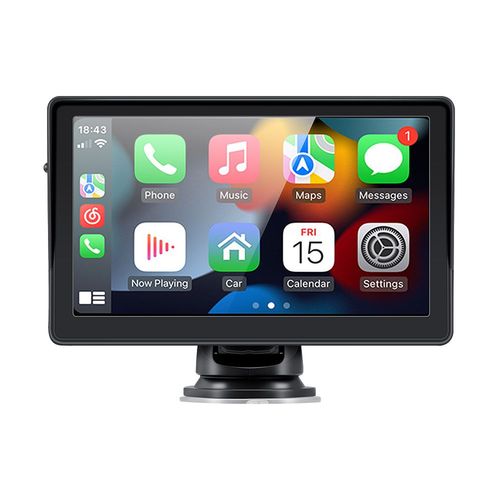 Gearelec Autoradio Cartouche Carte Sans Fil - Portable 7" Carplay Radio Écran Tactile - Bluetooth - Lecteur Multimédia