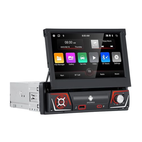Autoradio Gearelec 1 Din 7 Pouces avec Carplay Android Auto GPS Navigation WiFi Bluetooth RDS FM AM 2+32GO
