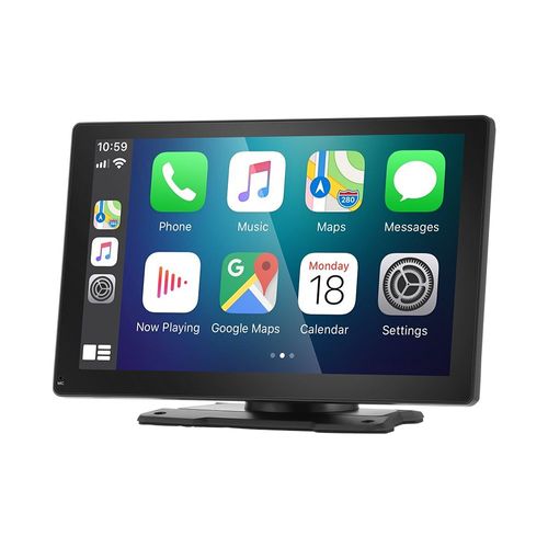 Autoradio Gearelec Portable 9 Pouces avec CarPlay Android Auto WiFi Bluetooth USB Lien Miroir