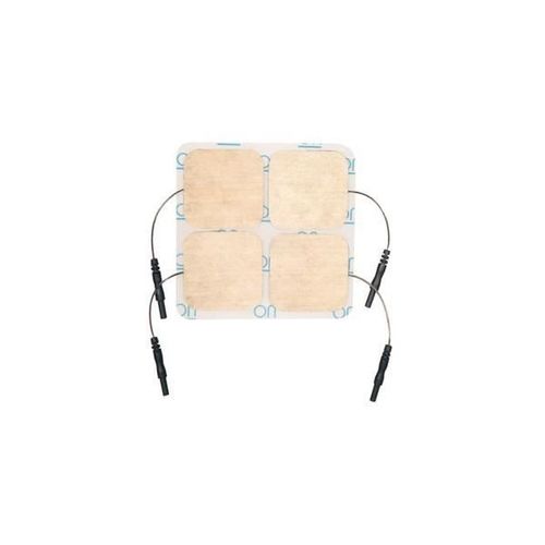 4 Electrodes Autocollantes Carre Stimex 50 X 50