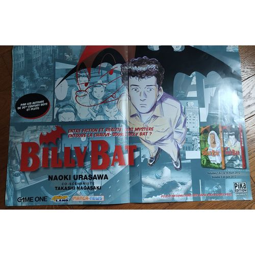Affiche Billy Bat Naoki Urasawa Pika
