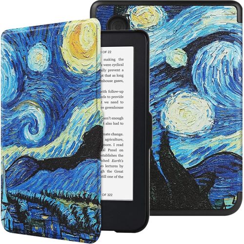 Slimshell Coque De Protection Pour 6"" Kobo Clara Colour Liseuse Ebook/Kobo Clara Bw 2024 Ereader/Kobo Liseuse Clara 2E 2022, Étui Housse Protection Magnétique Smart Cover-Starry Sk[EBO080007]