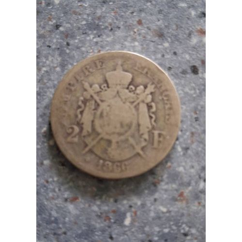 Pièce 2 Franc " 1866" Napoléon Iii