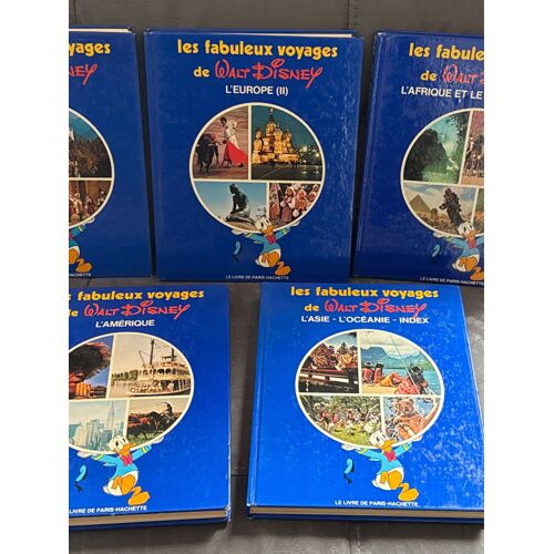 Lot De 5 Livres - Les Fabuleux Voyages De Walt Disney