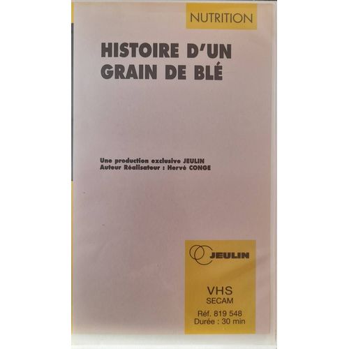 Vhs - Jeulin - Histoire D'un Grain De Blé 