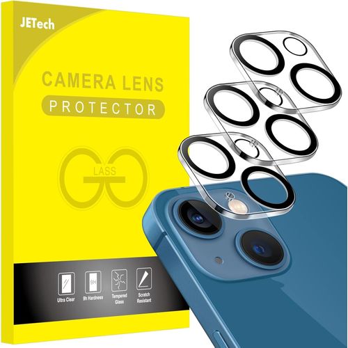 CAUC-Protection Objectif Caméra Arrière pour iPhone 13 6,1"" et iPhone 13 mini 5,4"", Film en Verre Trempé 9H, Ultra HD, Anti-Rayures, Lot de 3