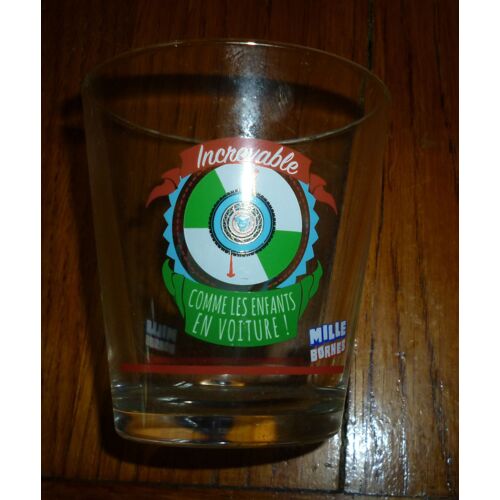 Verre Mille Bornes : Increvable Comme Les Enfants En Voiture - Mac Donald 1989 - 8,7cm Env