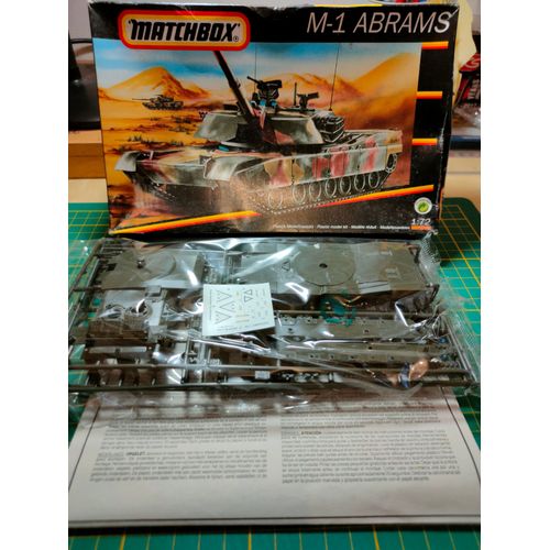 Maquette Char Matchbox 1/72 : M1 Abrams-Matchbox