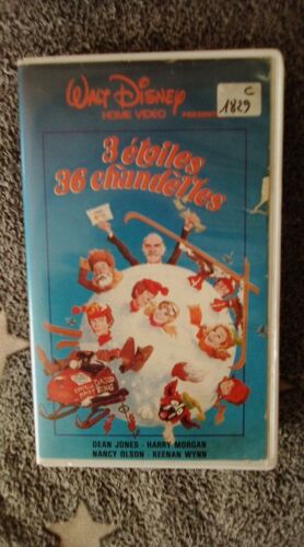 Vhs Disney (3 Étoiles 36 Chandelles) .... Rare Vintage Introuvable