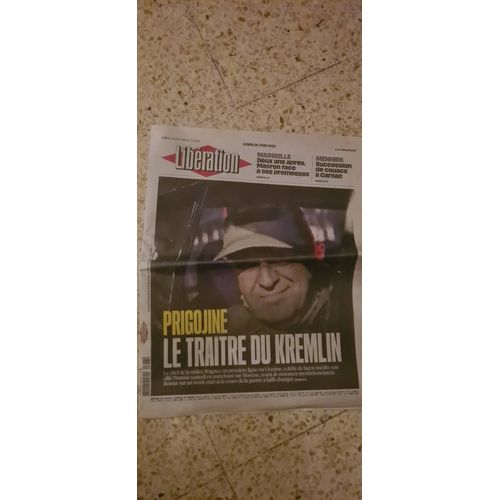 Journal Liberation. N 13062. 26 Juin 2023#Kremlin# Russie