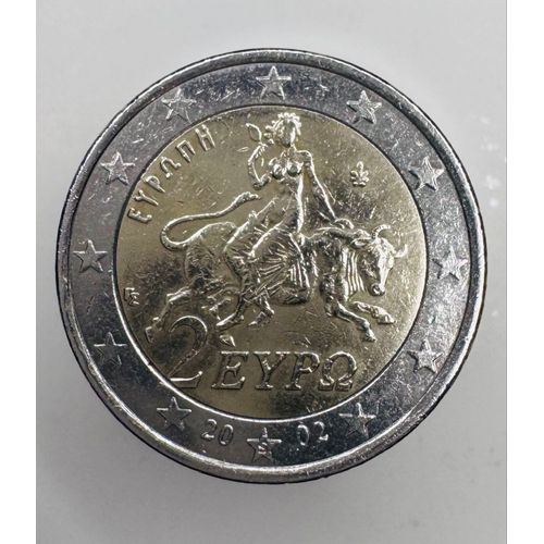 2 € De Âne 2002 Grece