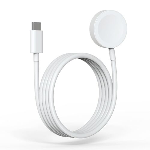 Chargeur Pour Apple Watch, Chargeur Magnétique Rapide Sans Fil Usb C Pour Iwatch, Câble De Charge Portable De Type C De 1m Pour Montre Compatible Avec Apple Watch Series 10/9/8/7/6/5/4/3/2/1/Ultra/Se