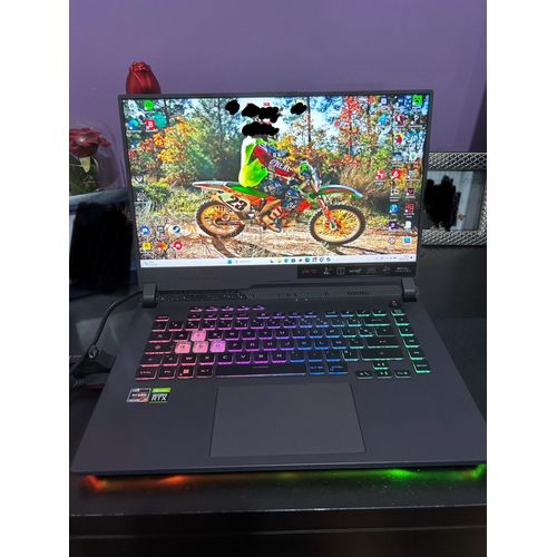 Asus Rog STRIX-G15-G513RM-HQ264W - 15" AMD Ryzen 7-6800H - 3.2 Ghz - Ram 16 Go - SSD 512 Go - Azerty