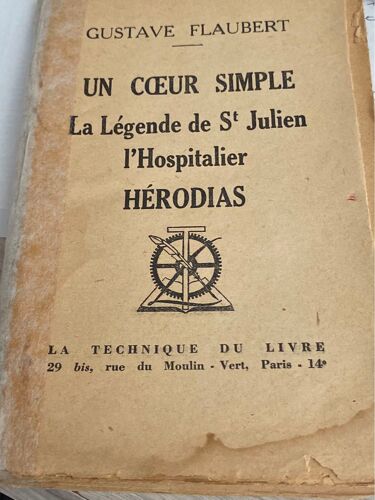Un Coeur Simple . La Légende De St Julien L¿Hospitalier. Herodias
