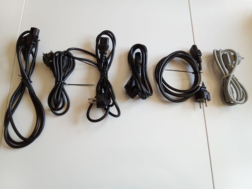 6 cordons d alimentation secteur 3 euros piece et 15 euros les 6