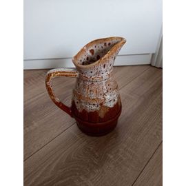 Pichet 1 Litre En Faïence Marron