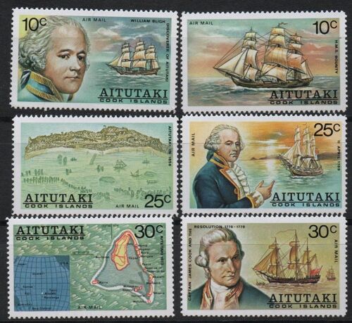 Aitutaki ( Australie ) Timbres Histoire De L' Île