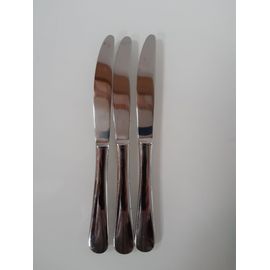 Lot De 3 Couteaux À Bout Rond En Inox (Lotc4)