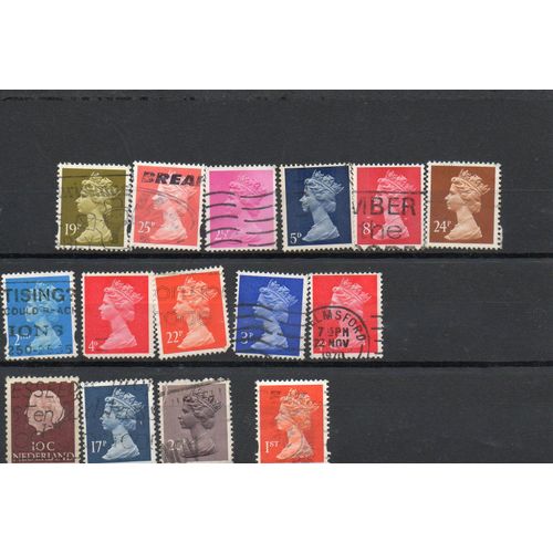 Royaume-Uni Timbres La Reine Elisabeth Ii
