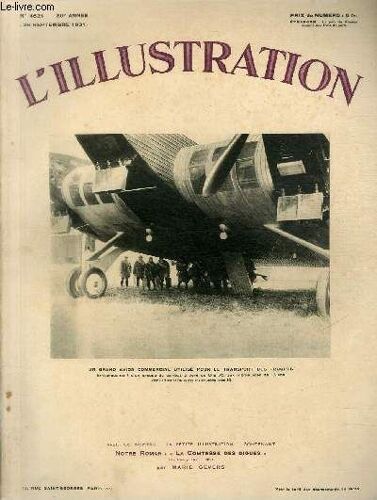 L'illustration Journal Universel N° 4621 - Un Grand Avion Commercial Utilisé Pour Le Transport Des Troupes - La Protestation, À Invergordon, Des Marins Anglais Contre Les Reductions De ...