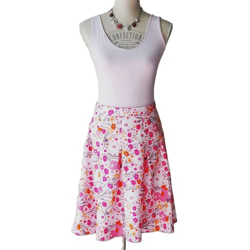 Jupe Creeks Taille 36 Multicolore Coton Stretch Tbe